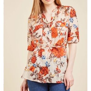 Orchard Up! Button-Up Top in M by ModCloth